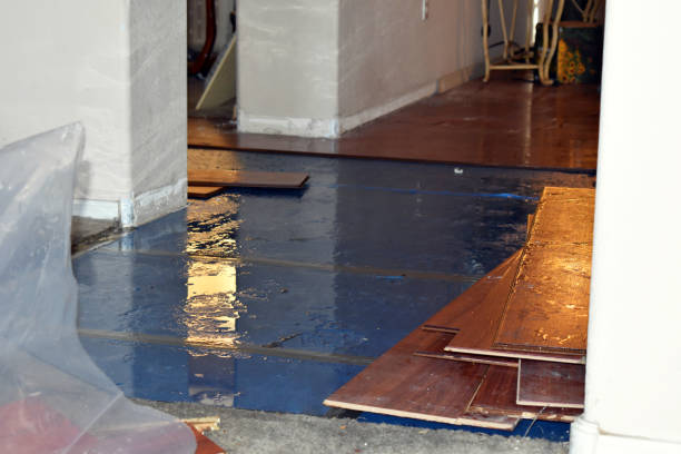 Professional Flood Cleanup technician working in Harrah, OK